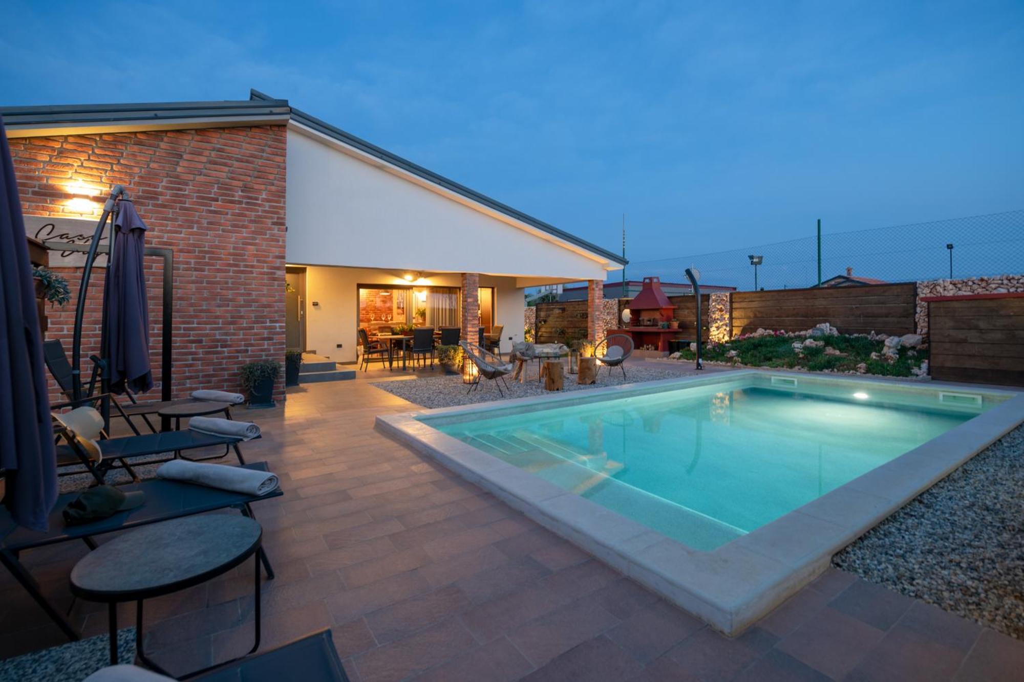 Casa Vigo Pula Villa Bagian luar foto