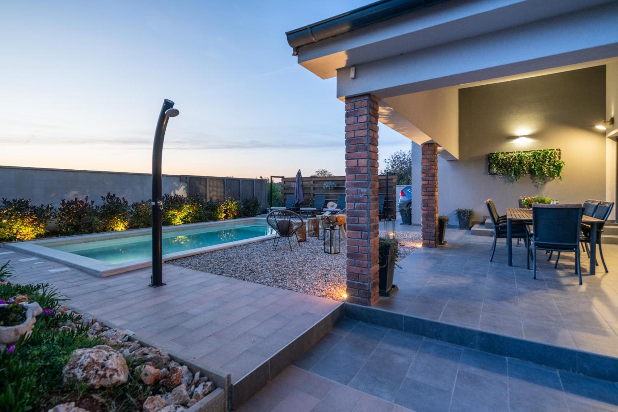 Casa Vigo Pula Villa Bagian luar foto